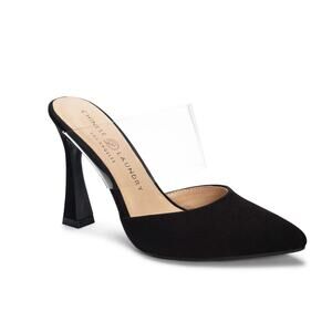 Chinese Laundry Sherman Mule Pump Black Clear Band Size 9 Women's